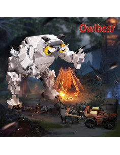 Juego de Bloques de Construcción Owlbear 607 Piezas Compatible Lego 2