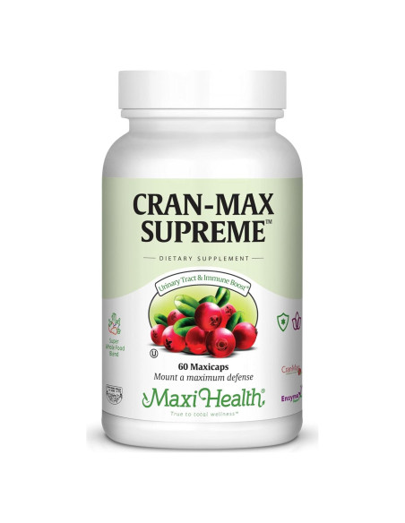 Cápsulas de Arándano Maxi-Health CranMax Supreme 60 Unidades Cápsulas de Arándano Maxi-Health CranMax Supreme 60 Unidades