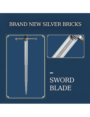 Espada de Bloques de Construcción BYWBRICKIFY 521 Piezas