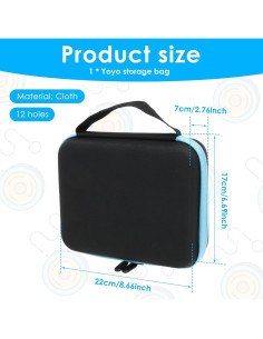 Bolsa de Almacenamiento para Yoyo MENDILFK 6 Agujeros 22x17cm 2