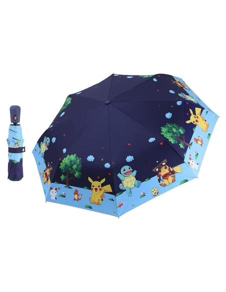 Paraguas Plegable Automático Niños Rosavida Caricatura UV Paraguas Plegable Automático Niños Rosavida Caricatura UV