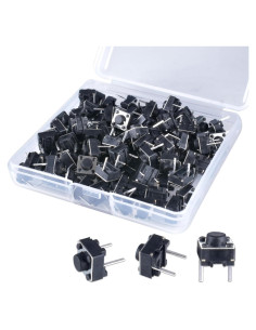 Interruptor Táctil 2 Pines YOUFEN 6x6x5mm 100 Pcs DC 12V