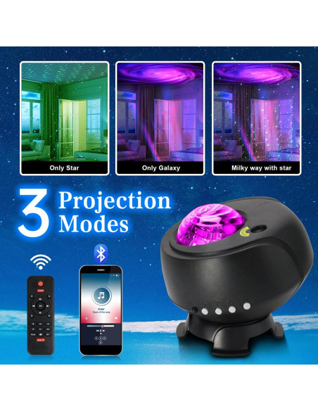 Proyector Galáctico AMKI 2 en 1 con Altavoz Bluetooth Proyector Galáctico AMKI 2 en 1 con Altavoz Bluetooth