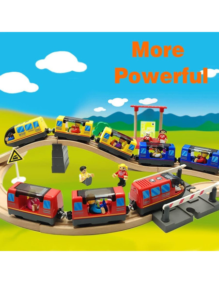 Tren a Batería DSHMIXIA Locomotora Amarilla para Niños Tren a Batería DSHMIXIA Locomotora Amarilla para Niños