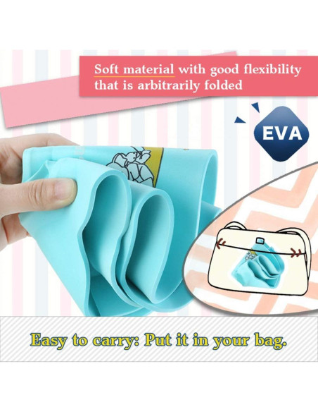 Gorro de Baño Ajustable Bonpeiei 2 Pcs EVA Impermeable Gorro de Baño Ajustable Bonpeiei 2 Pcs EVA Impermeable