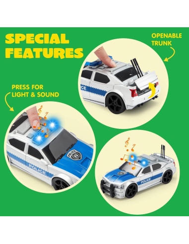 Set de Juguetes de Vehículos JOYIN 4 Piezas con Sonido