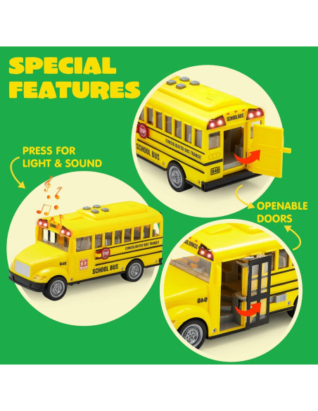 Set de Juguetes de Vehículos JOYIN 4 Piezas con Sonido Set de Juguetes de Vehículos JOYIN 4 Piezas con Sonido
