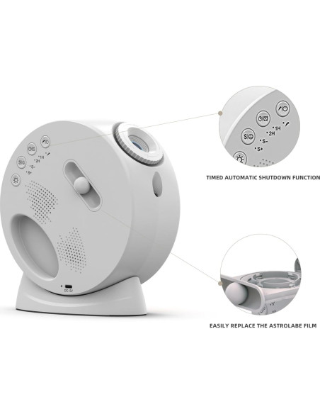 Proyector Estelar Pet Time HD con Altavoz Bluetooth y Control Remoto Proyector Estelar Pet Time HD con Altavoz Bluetooth y Control Remoto
