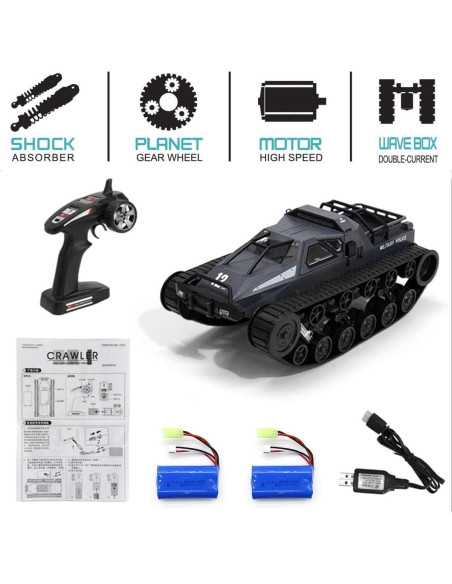 Tanque RC Mostop SG-1203 4WD 2.4G 1/12 para Niños Tanque RC Mostop SG-1203 4WD 2.4G 1/12 para Niños