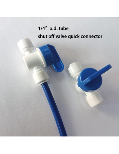 Tubo de Agua Malida 1/4" OD 10m + Conectores Rápidos