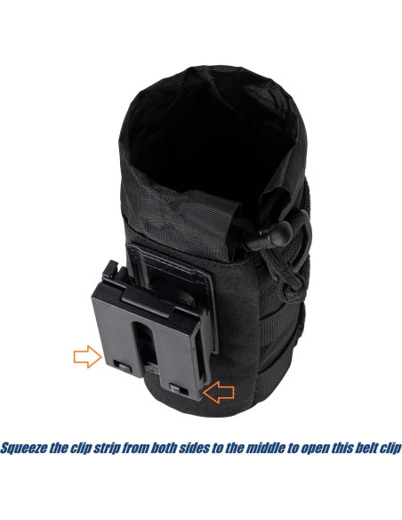 Soporte para Botella Dotacty DTY-SHB Negro Táctico MOLLE Soporte para Botella Dotacty DTY-SHB Negro Táctico MOLLE