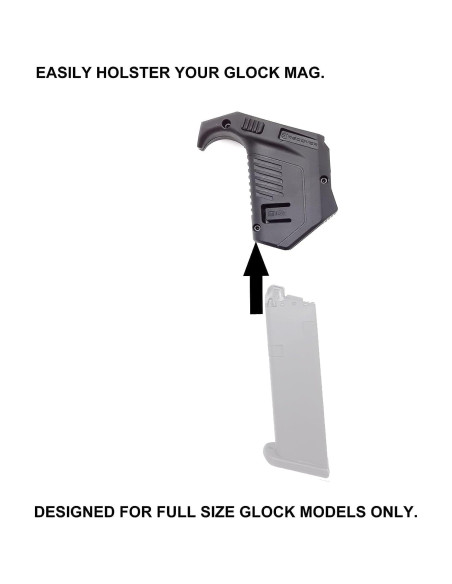 Funda de Cargador Recover Tactical MG9 para Glock 9mm/45ACP Funda de Cargador Recover Tactical MG9 para Glock 9mm/45ACP