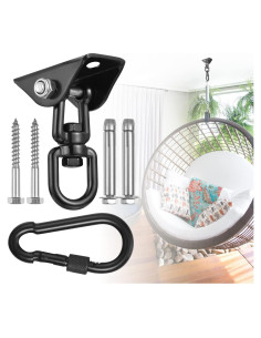 Kit de Colgado de Hamaca JACNITAD Acero Inoxidable 544 kg