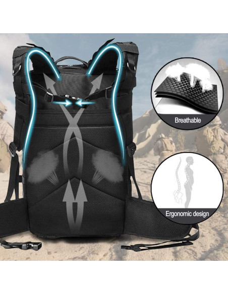 Mochila Táctica EMDMAK 42L Resistente y Cómoda Mochila Táctica EMDMAK 42L Resistente y Cómoda