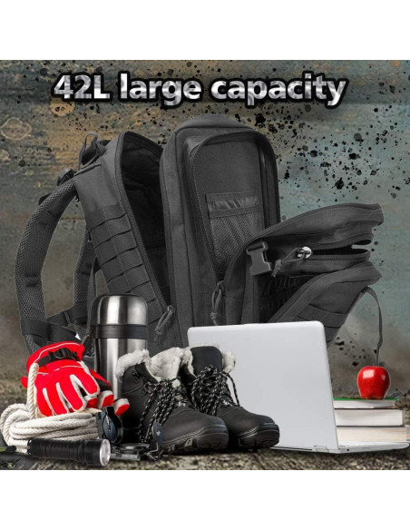 Mochila Táctica EMDMAK 42L Resistente y Cómoda Mochila Táctica EMDMAK 42L Resistente y Cómoda
