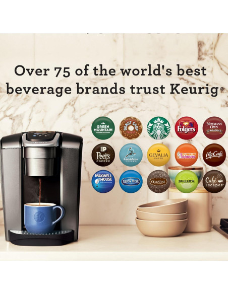 Cafetera Keurig K-Elite 1 Porción Pizarra Cepillada 8-12oz Cafetera Keurig K-Elite 1 Porción Pizarra Cepillada 8-12oz