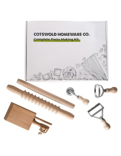 Juego de Herramientas para Pasta Cotswold 6 Piezas Madera