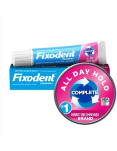Crema Adhesiva para Dentaduras Fixodent Original 4 Pzas 2