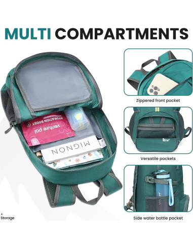 Mochila de Viaje Plegable Venture Pal 35L Verde Militar