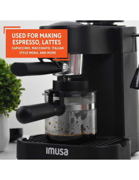 Cafetera Espresso IMUSA GAU-18202 4 Tazas Negra Cafetera Espresso IMUSA GAU-18202 4 Tazas Negra