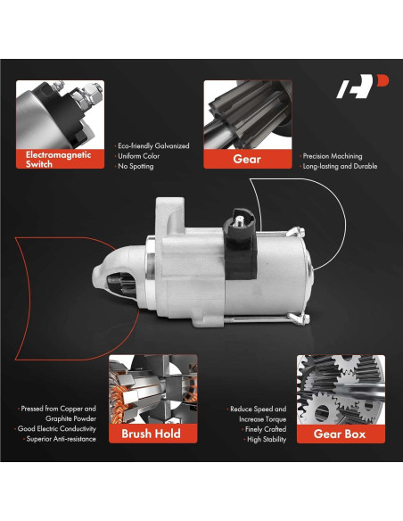 Motor de Arranque A-Premium Honda Fit 2015-2020 12V 1.2KW Motor de Arranque A-Premium Honda Fit 2015-2020 12V 1.2KW