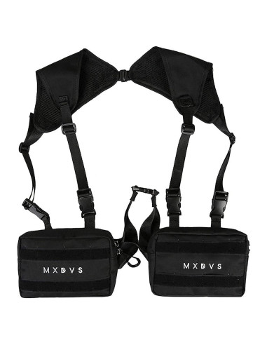 Bolsa de Pecho Unisex Holanew Negra Táctica Ajustable
