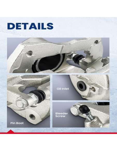 Caliper de Freno KAX para Honda Odyssey 2005-2010 Caliper de Freno KAX para Honda Odyssey 2005-2010