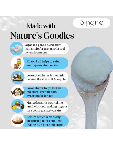 Exfoliante Corporal Emulsionado Sinarie 142 g Malvavisco Tostado