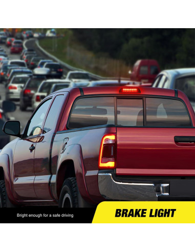 Luz de Tercera Luz de Freno LED Nilight Toyota Tacoma 1995-2016