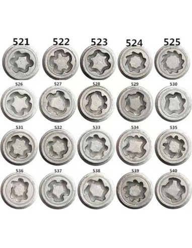 Llave de Remoción de Tuercas de Rueda DIPMOTOR 521-540 Antirrobo