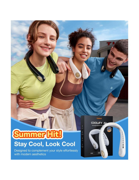 Aire Acondicionado de Cuello TORRAS COOLiFY Negro 2024 Aire Acondicionado de Cuello TORRAS COOLiFY Negro 2024