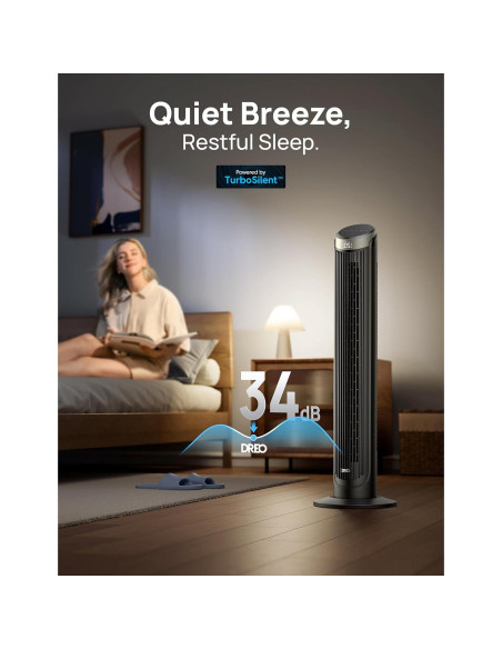 Ventilador de Torre Dreo Cruiser Pro T3 S 5 Velocidades 101,6 cm Ventilador de Torre Dreo Cruiser Pro T3 S 5 Velocidades 101,6 cm