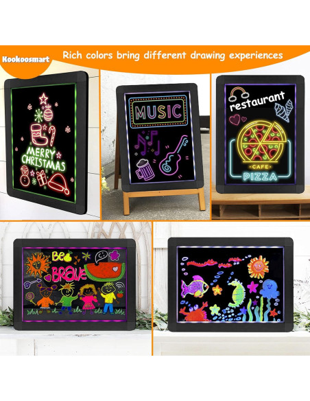Tablero Mágico LED Kookoosmart 40x30 cm 18 Colores Tablero Mágico LED Kookoosmart 40x30 cm 18 Colores