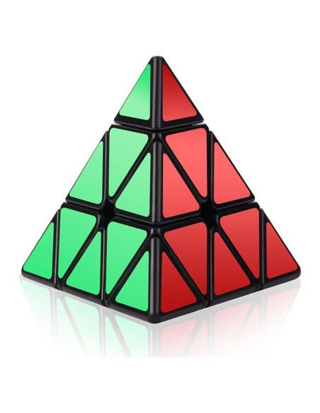 Cubo de Velocidad Pirámide Roxenda 3x3 Negro - Antipop Cubo de Velocidad Pirámide Roxenda 3x3 Negro - Antipop