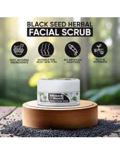 Exfoliante Facial Hidratante Herboganic 150 g Semilla Negra 2
