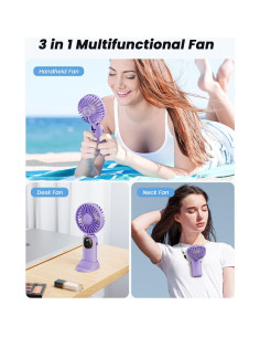 Ventilador Portátil coldSky XY-88 5 Velocidades Plegable 2