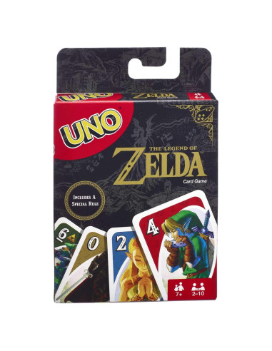 Juego de Cartas UNO La Leyenda de Zelda Mattel 112 cartas