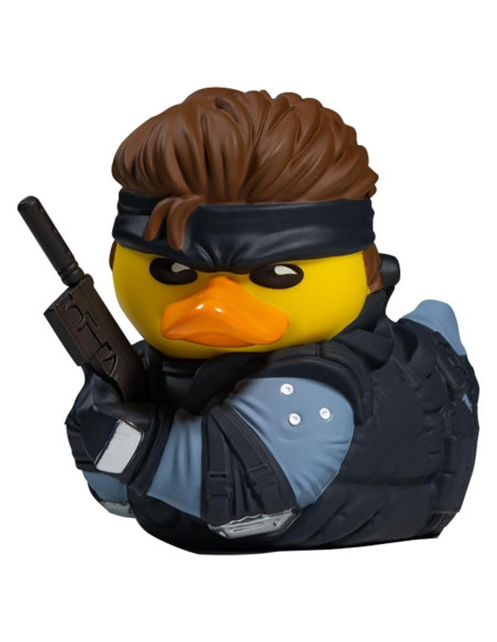 Figura Coleccionable TUBBZ Pato de Goma Solid Snake 9 cm Figura Coleccionable TUBBZ Pato de Goma Solid Snake 9 cm