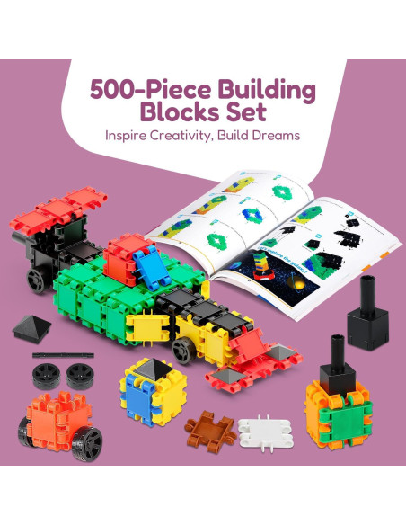BEBLOX Set de 500 Piezas de Construcción Educativo para Niños BEBLOX Set de 500 Piezas de Construcción Educativo para Niños