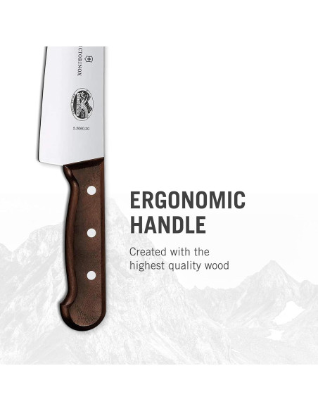 Cuchillo de Chef Victorinox 20 cm Hoja Ancha Mango Madera Cuchillo de Chef Victorinox 20 cm Hoja Ancha Mango Madera