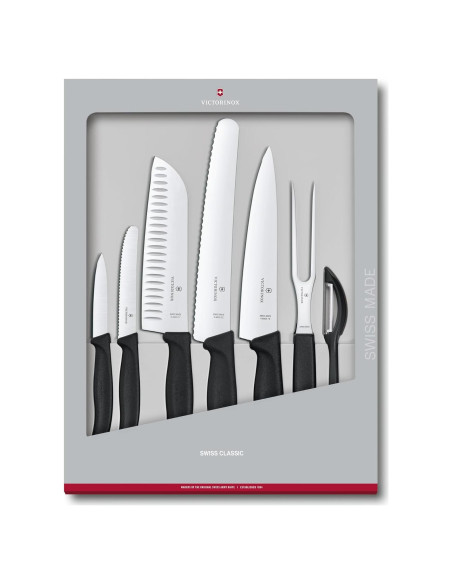 Juego de cuchillos Victorinox Swiss Classic 7 piezas negro Juego de cuchillos Victorinox Swiss Classic 7 piezas negro