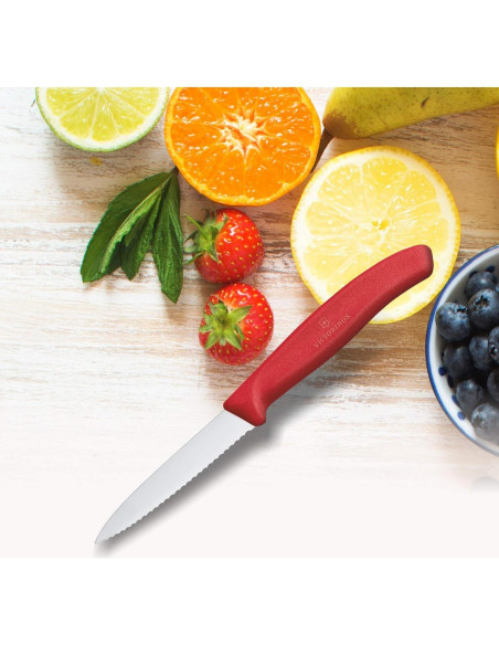 Cuchillo de Pelar Victorinox VIC-6.7631 8.3 cm Serrado Rojo Cuchillo de Pelar Victorinox VIC-6.7631 8.3 cm Serrado Rojo