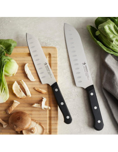 Juego de Cuchillos Santoku Henckels 2 Piezas Acero Inoxidable 2