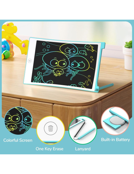 Tableta de Escritura LCD TECJOE 2 Pack 8.5" Colorida Tableta de Escritura LCD TECJOE 2 Pack 8.5" Colorida