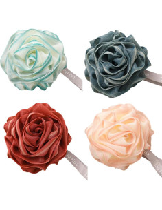 Esponja de Lufa Exfoliante SINGEWOW 75g 2Pcs Rosa y Azul 2