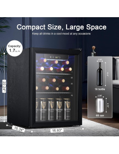 Refrigerador de Bebidas Antarctic Star 66 Latas 1.7 m Control Digital 2