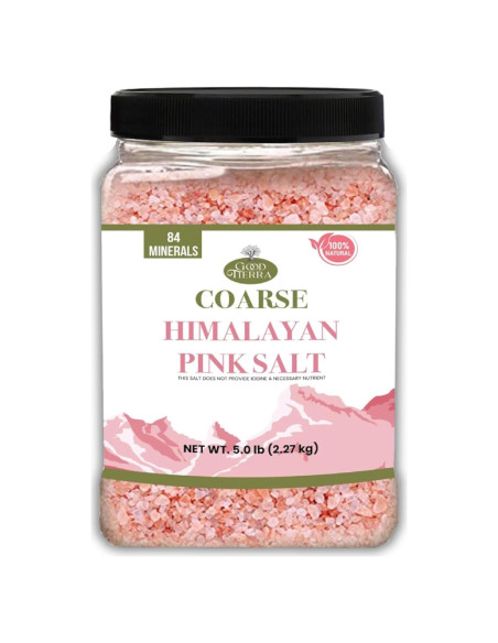 Sal Rosa del Himalaya Good Tierra 2.27 kg - Gruesa, Ideal para Baños Sal Rosa del Himalaya Good Tierra 2.27 kg - Gruesa, Ideal para Baños