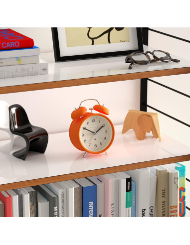 Reloj Despertador NEWGATE Charlie Naranja Campana Doble