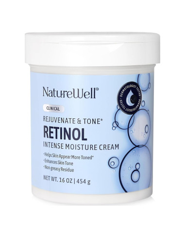 Crema Hidratante Intensa NATURE WELL con Retinol 453.6 g