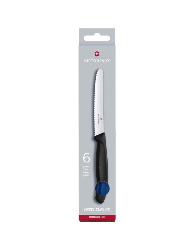 Set de cuchillos de mesa y tomate Victorinox Swiss Classic 6 piezas